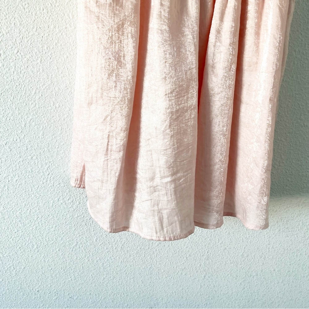 Anthropologie Floreat Light Pink Blouse - Picture 4 of 8